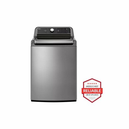 ALMO 5.5 cu. ft. Mega Capacity Top Load Washer with TurboWash3D & ThinQ Technology WT7400CV
